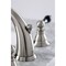 Kingston Brass KB988AKL Duchess Widespread Bathroom Faucet W/ Plastic Pop-Up, Nickel KB988AKL - alternate 2